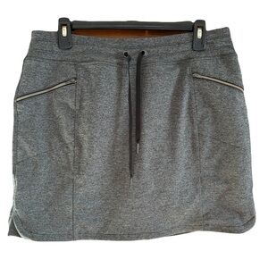 Tangerine Gray Skort with Black Drawstring